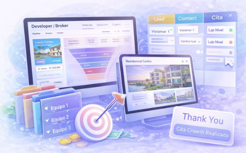 Developer / Broker — escalable por inventario