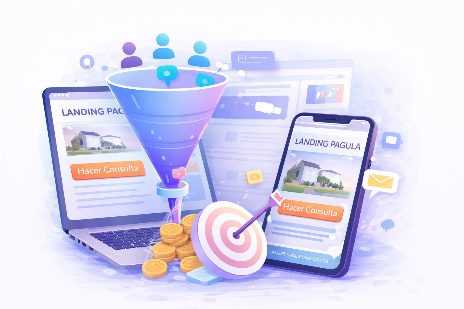 Funnel inmobiliario de conversión